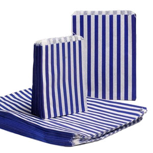 Blue Candy Stripe Bags 5